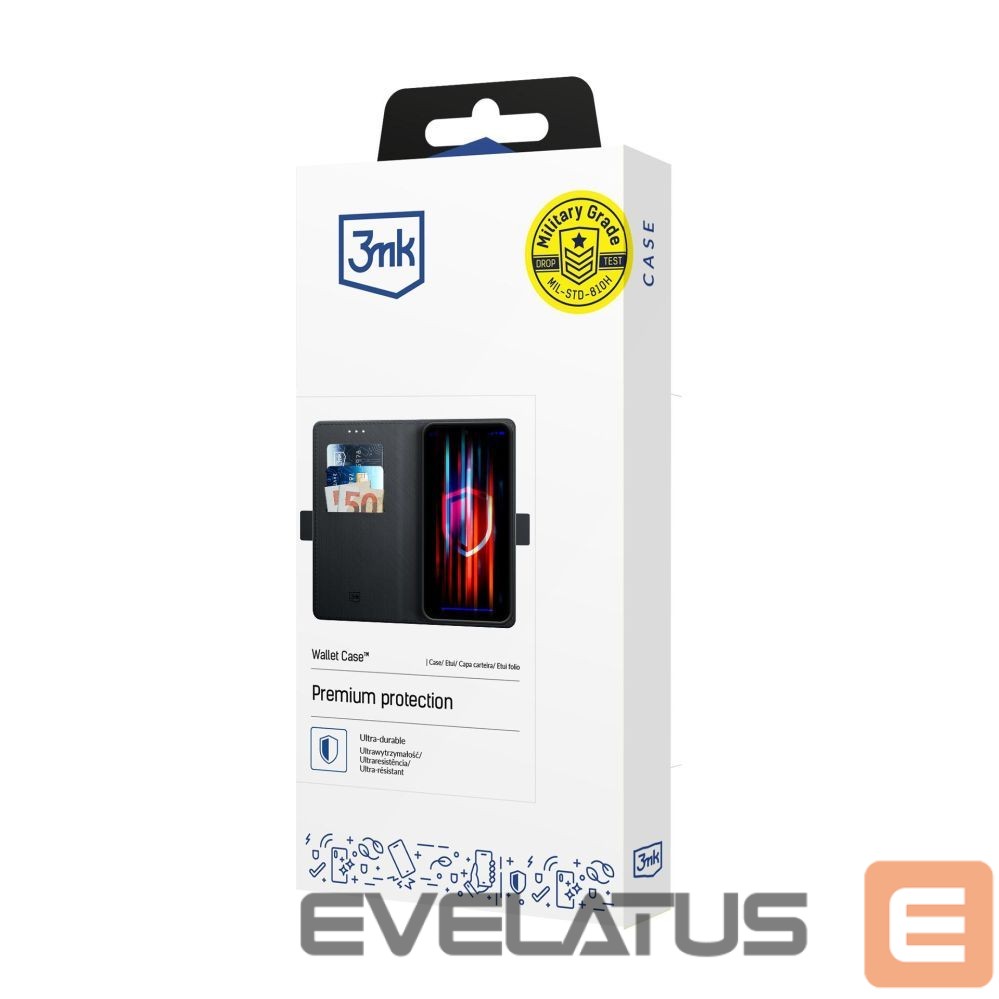 Muud kaubad 3MK 3mk Wallet Case for Xiaomi Redmi Note 15 5g - black