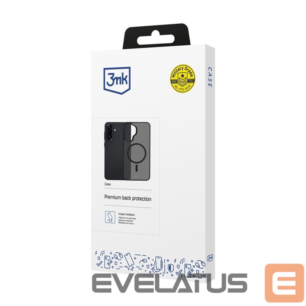 Other goods 3MK 3mk Smoke MagCase for Samsung Galaxy A37 - Gray-Translucent