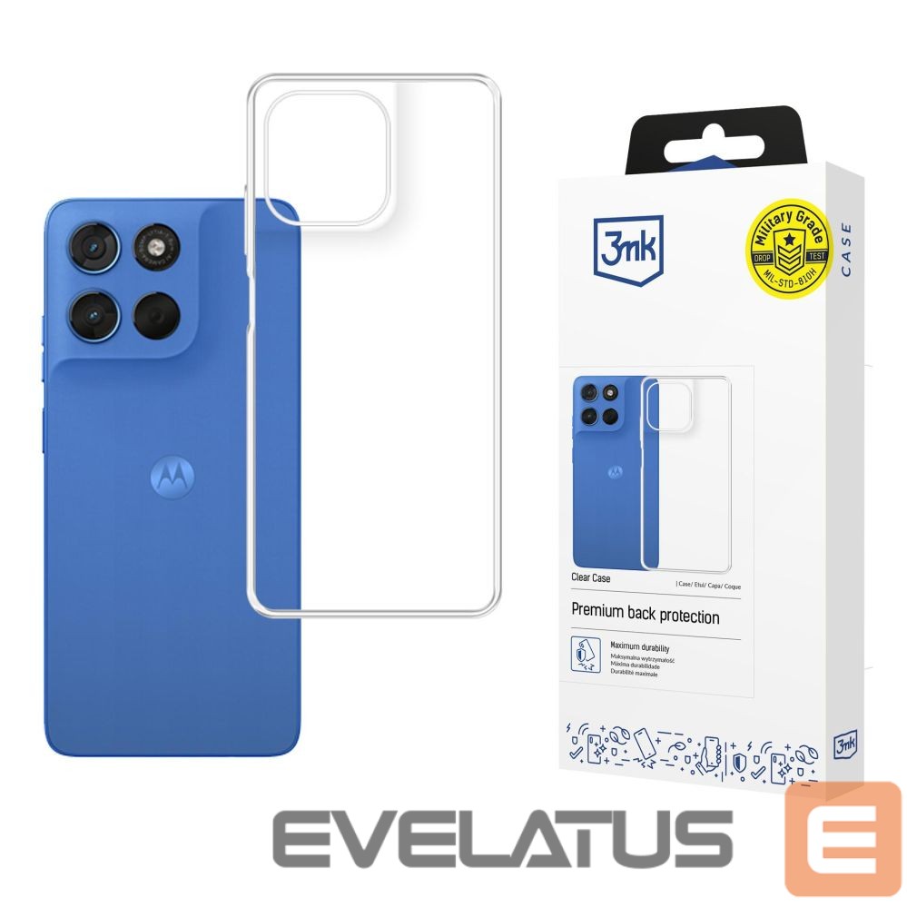 Other goods 3MK 3mk Clear Case for Motorola Moto G57 - transparent