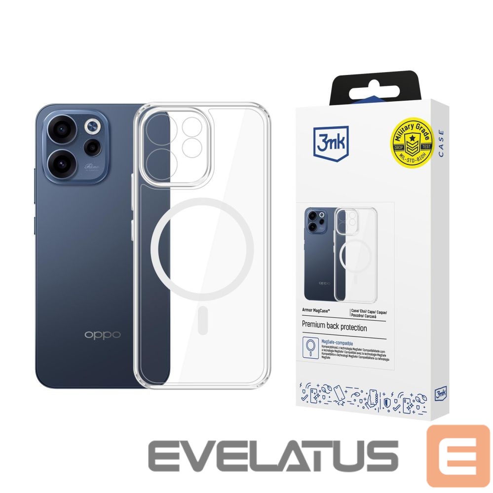 Other goods 3MK 3mk Armor Magcase for Oppo Reno 15 F 5G / Reno 15 FS 5G (CPH2801) - Transparent