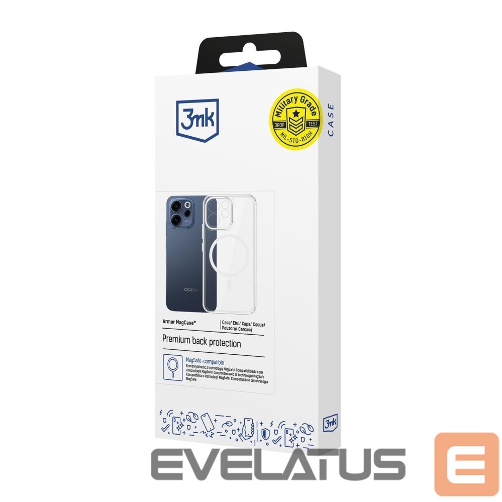 Other goods 3MK 3mk Armor Magcase for Oppo Reno 15 F 5G / Reno 15 FS 5G (CPH2801) - Transparent