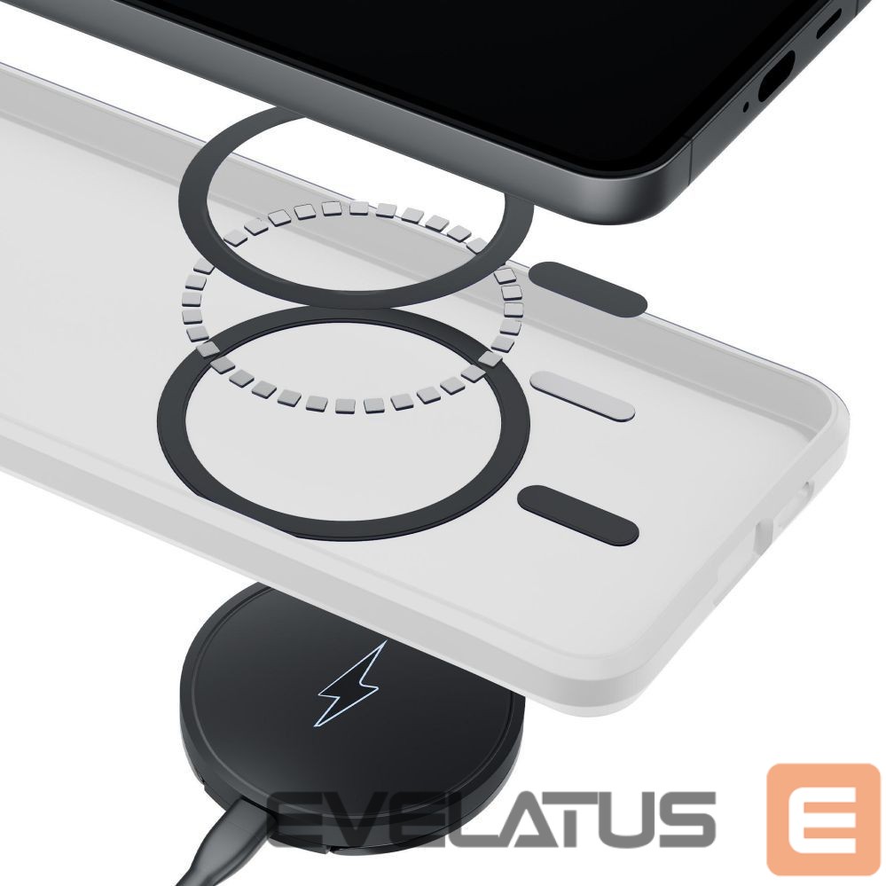 Muud kaubad 3MK 3mk Smoke MagCase for iPhone Air - White-Translucent