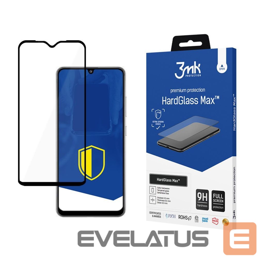 Other goods 3MK Reinforced Full Coverage Tempered Glass 3mk HardGlass Max Black for Samsung Galaxy A32 4G