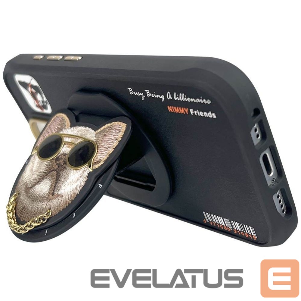 Other goods Nimmy Nimmy Glasses Cool Dog MagSafe Case for iPhone 16 Pro - Black