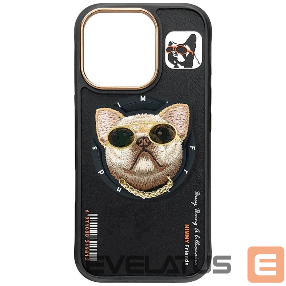 Other goods Nimmy Nimmy Glasses Cool Dog MagSafe Case for iPhone 16 Pro - Black