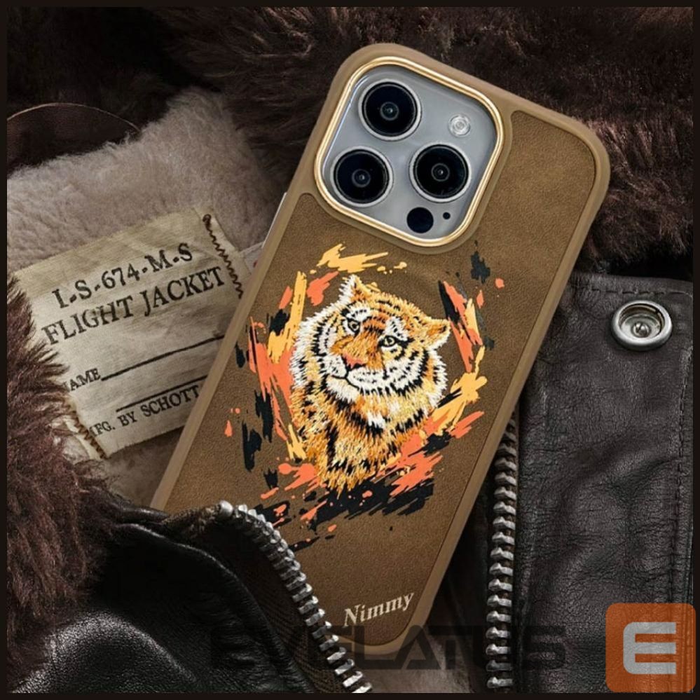 Other goods Nimmy Nimmy Tiger MagSafe case for iPhone 16 Pro - brown