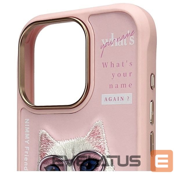 Muud kaubad Nimmy Nimmy Cool&Cute 2.0 Cat Case for iPhone 16 Pro - Pink