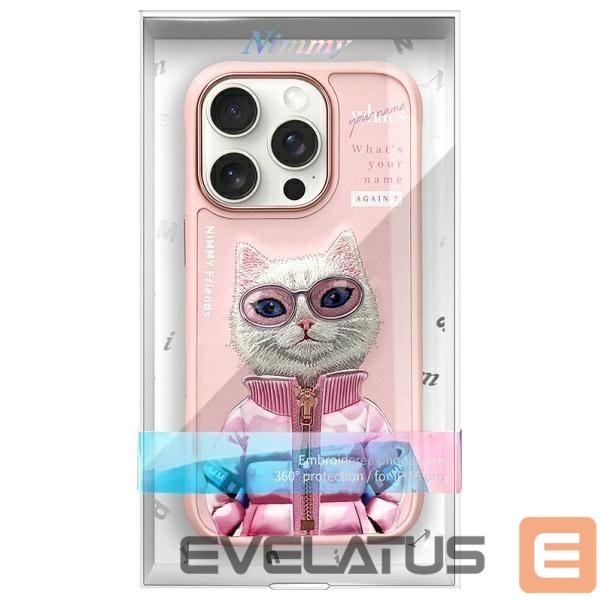 Muud kaubad Nimmy Nimmy Cool&Cute 2.0 Cat Case for iPhone 16 Pro - Pink