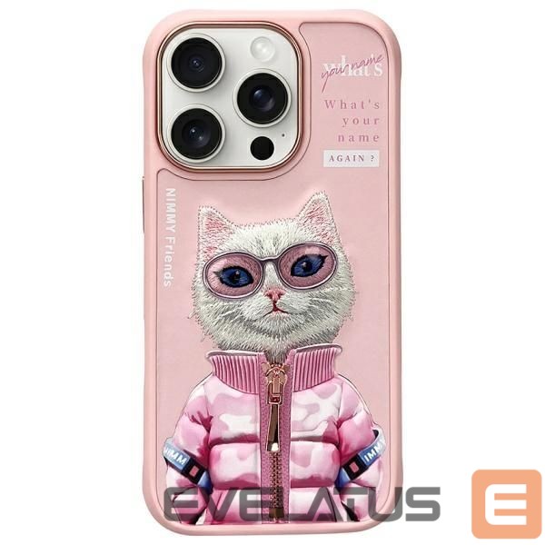 Muud kaubad Nimmy Nimmy Cool&Cute 2.0 Cat Case for iPhone 16 Pro Max - Pink
