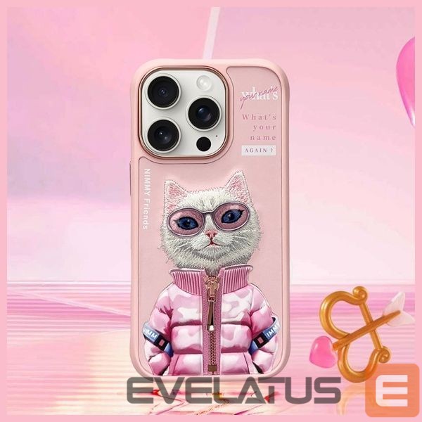 Muud kaubad Nimmy Nimmy Cool&Cute 2.0 Cat Case for iPhone 16 Pro Max - Pink