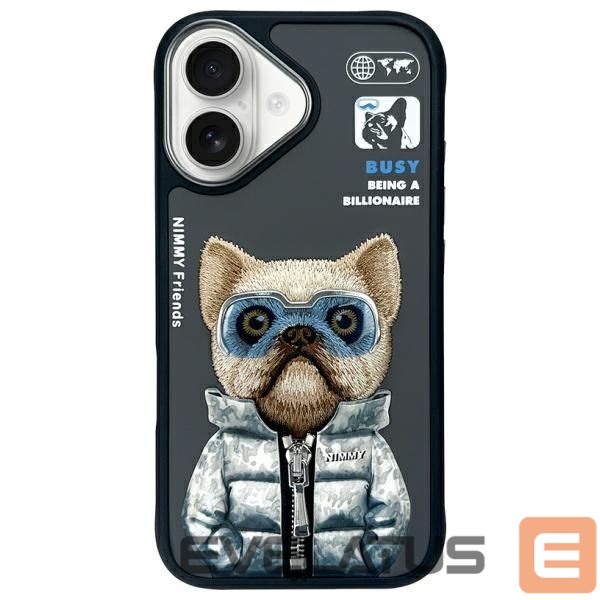 Muud kaubad Nimmy Nimmy Cool&Cute 2.0 Dog Case for iPhone 16 - Black