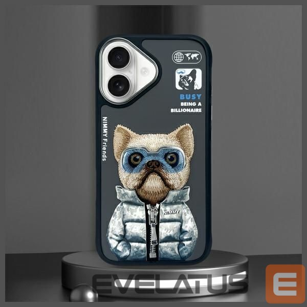 Muud kaubad Nimmy Nimmy Cool&Cute 2.0 Dog Case for iPhone 16 - Black