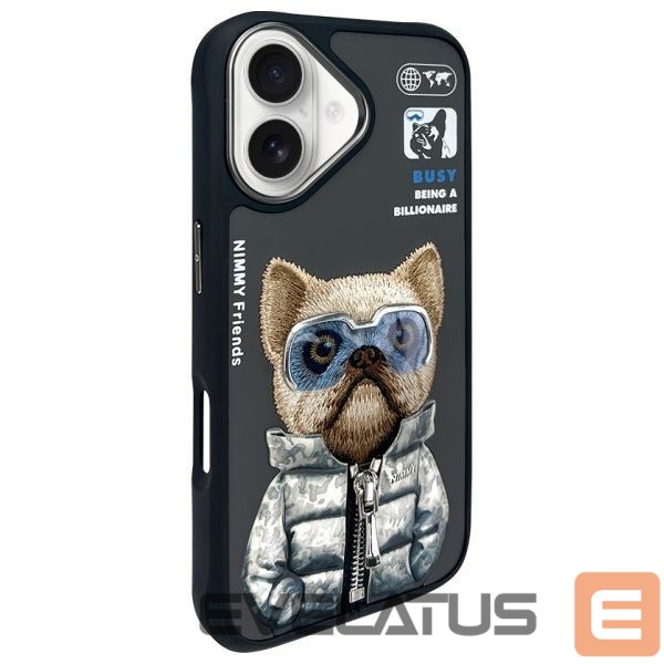 Muud kaubad Nimmy Nimmy Cool&Cute 2.0 Dog Case for iPhone 16 - Black