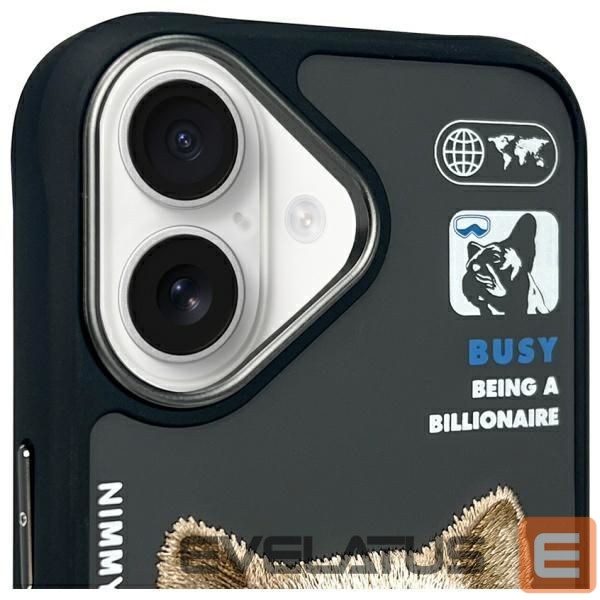 Muud kaubad Nimmy Nimmy Cool&Cute 2.0 Dog Case for iPhone 16 - Black