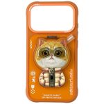 Другие товары Nimmy  Nimmy Cool&Cute 2.0 Cat Case for iPhone 17 Pro with Magnetic Hanger - Orange 