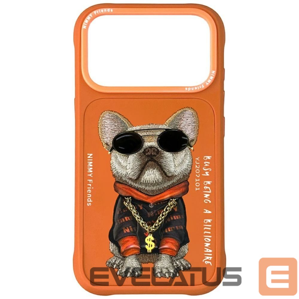 Muud kaubad Nimmy Nimmy Glasses Cool Dog iPhone 17 Pro Case - Orange