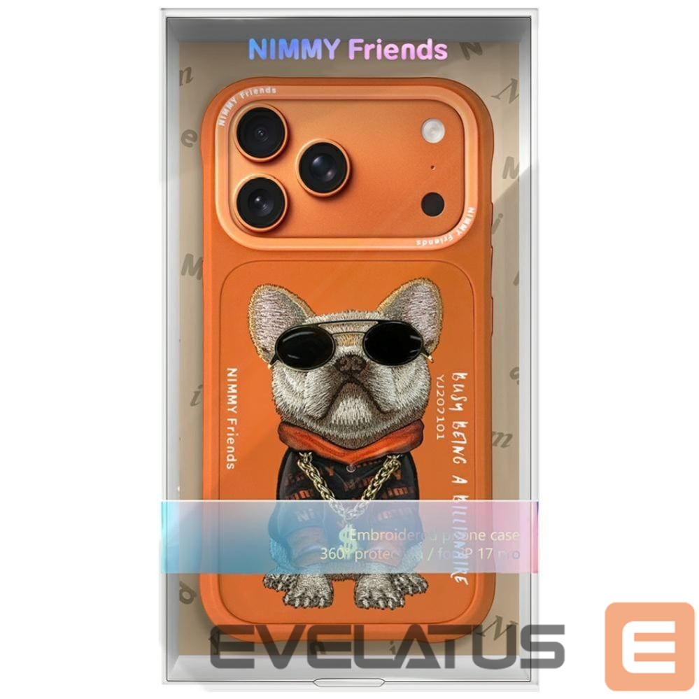 Muud kaubad Nimmy Nimmy Glasses Cool Dog iPhone 17 Pro Case - Orange