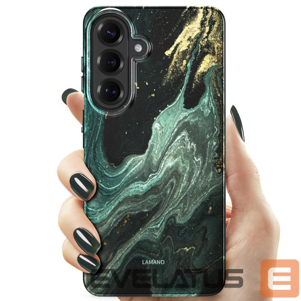 Muud kaubad Tech-Protect Tech-Protect Lamano MagSafe Case for Samsung Galaxy S26 - Black and Green