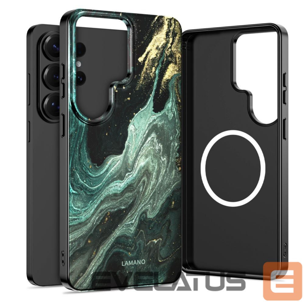 Muud kaubad Tech-Protect Tech-Protect Lamano MagSafe Case for Samsung Galaxy S26 Ultra - Black and Green