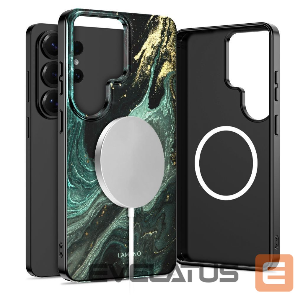 Muud kaubad Tech-Protect Tech-Protect Lamano MagSafe Case for Samsung Galaxy S26 Ultra - Black and Green