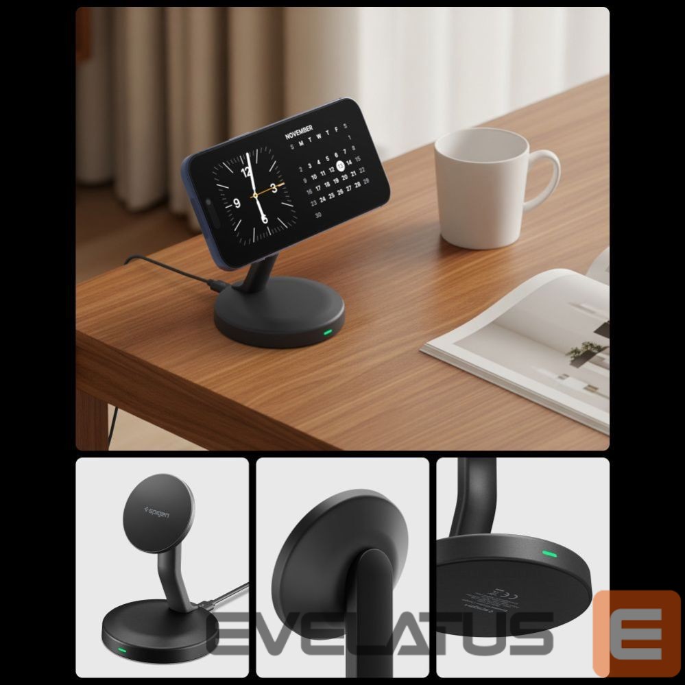 Muud kaubad Spigen Spigen EF151MS Essential MagSafe 15W Wireless Charger - Black