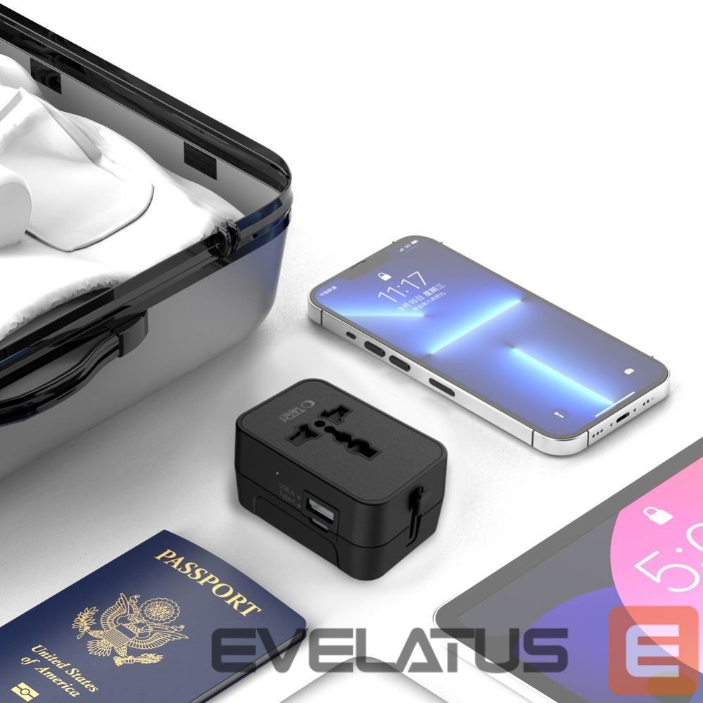 Muud kaubad Tech-Protect Tech-Protect TA300 Travel Adapter EU / UK / AU - Black