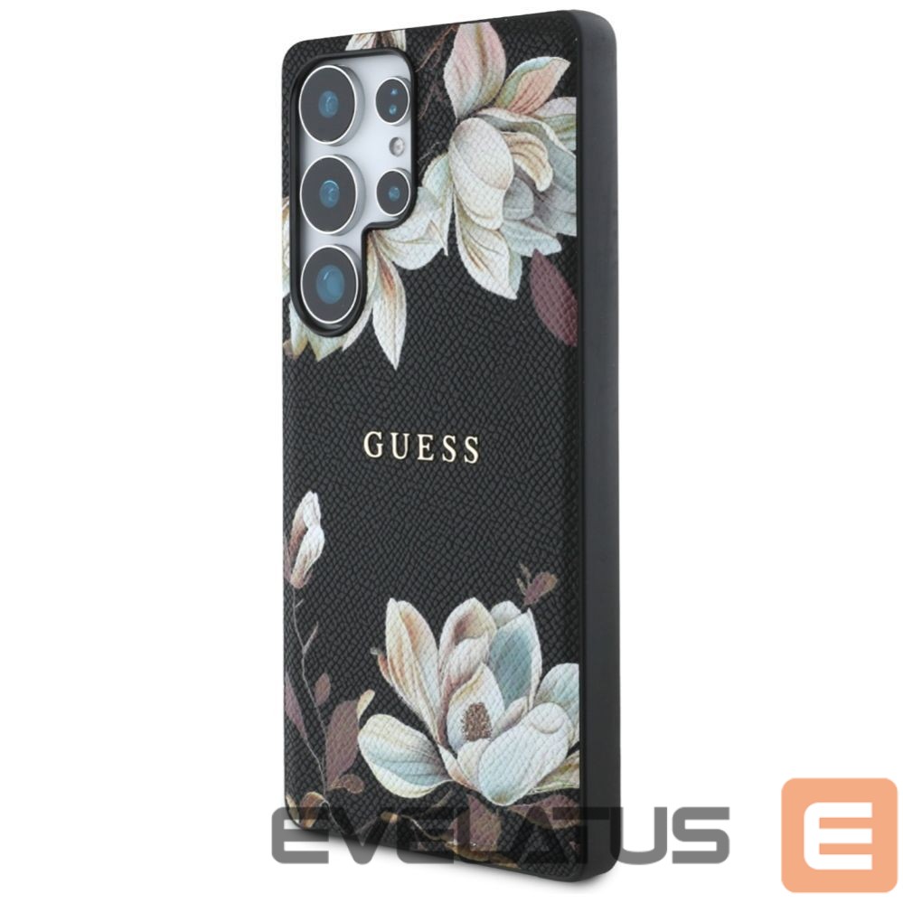 Other goods Guess Guess Grained Printed Flower Pattern MagSafe case for Samsung Galaxy S25 Ultra black