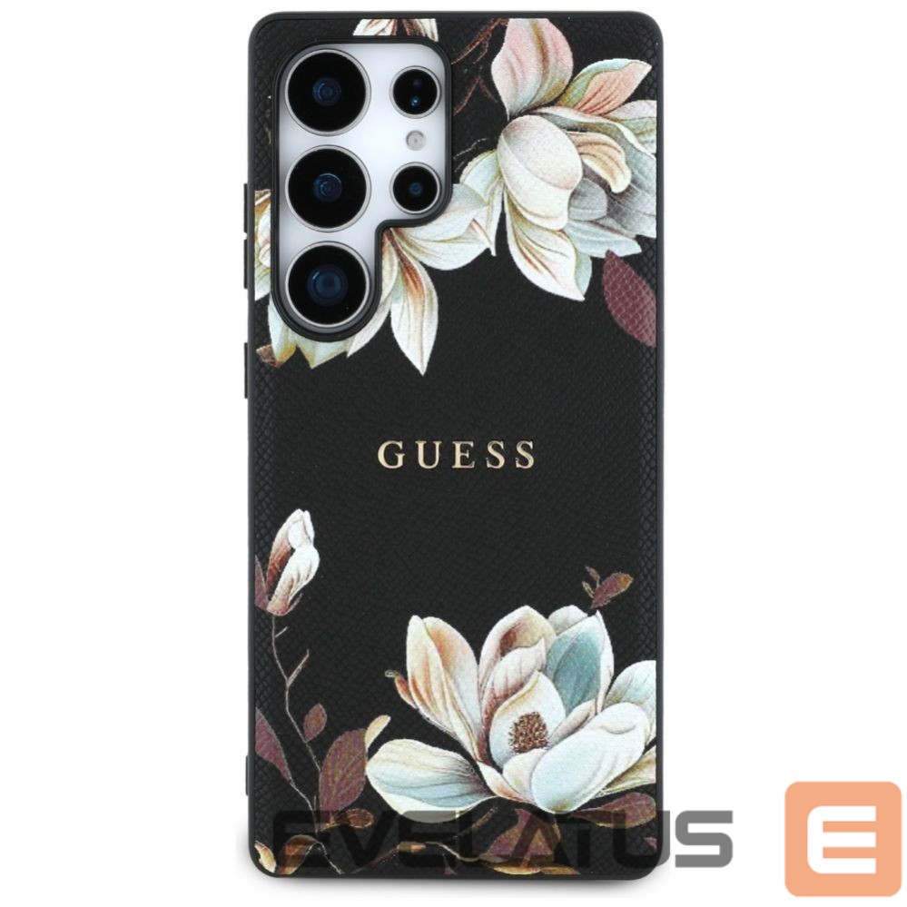 Other goods Guess Guess Grained Printed Flower Pattern MagSafe case for Samsung Galaxy S25 Ultra black