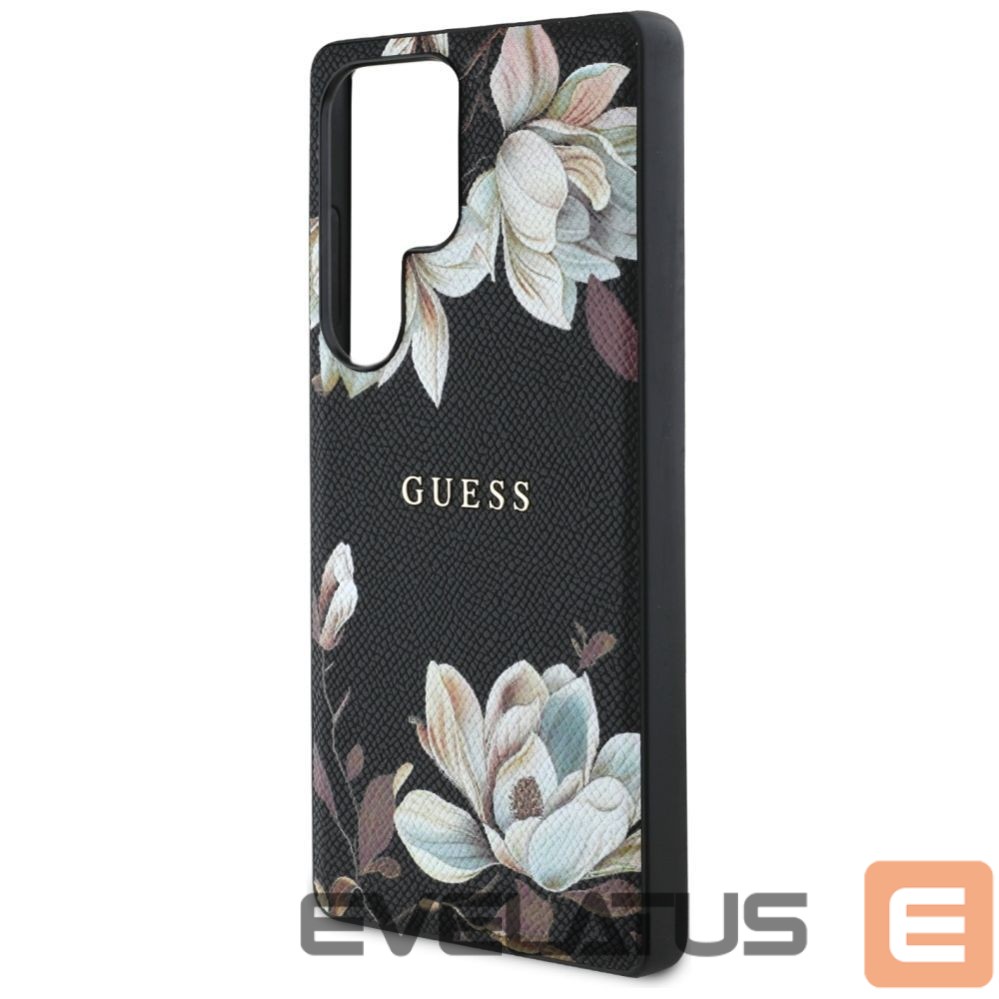 Other goods Guess Guess Grained Printed Flower Pattern MagSafe case for Samsung Galaxy S25 Ultra black