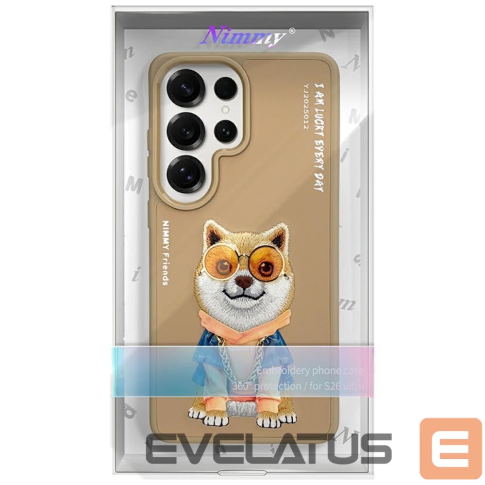 Other goods Nimmy Nimmy Glasses Cool Dog Case for Samsung Galaxy S26 Ultra - Beige