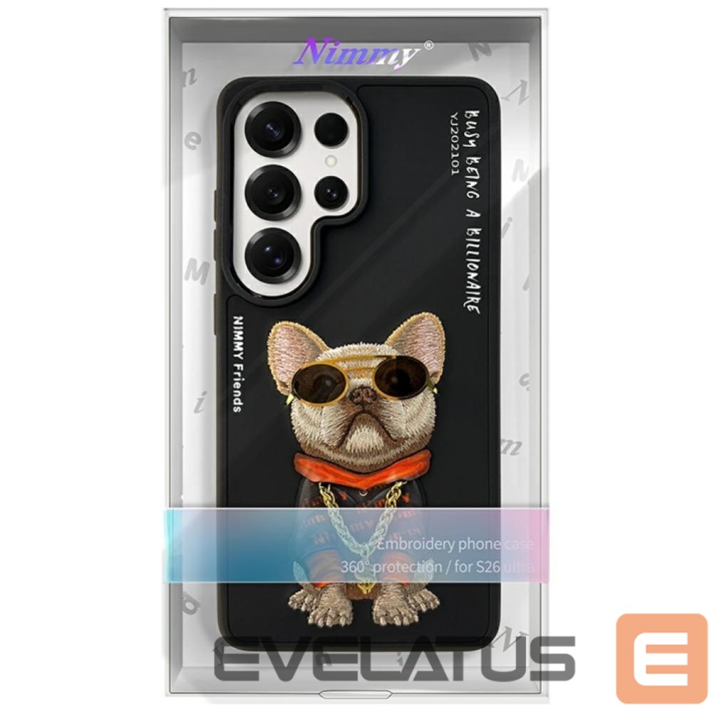 Other goods Nimmy Nimmy Glasses Cool Dog Case for Samsung Galaxy S26 Ultra - Black