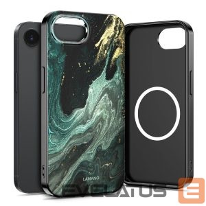 Muud kaubad Tech-Protect  Tech-Protect Lamano MagSafe Case for iPhone 16e / 17e - Black and Green 