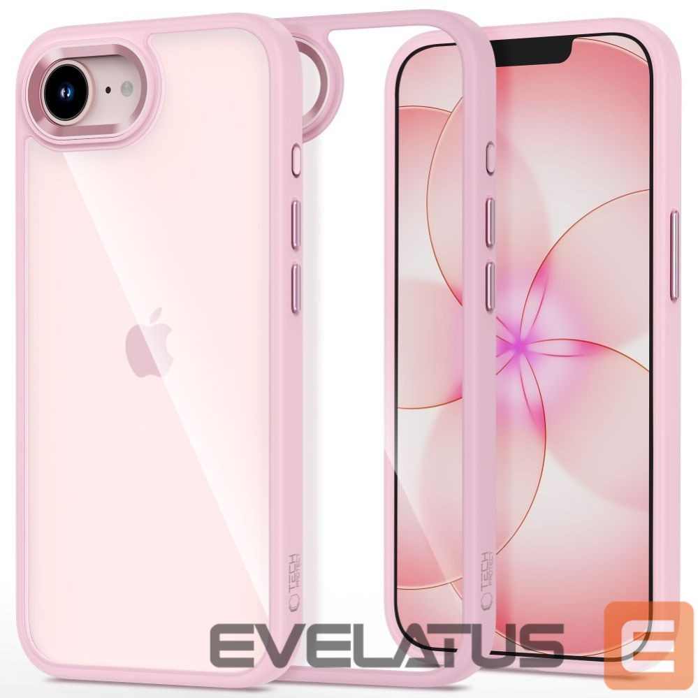 Other goods Tech-Protect Tech-Protect Magmat Case for iPhone 16e / 17e - Transparent Pink