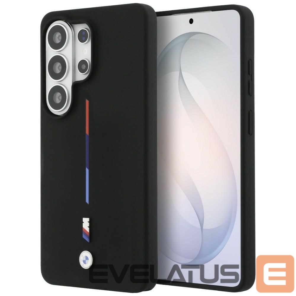 Muud kaubad BMW BMW M Silicone Tricolor Line MagSafe Case for Samsung Galaxy S26 Ultra - Black