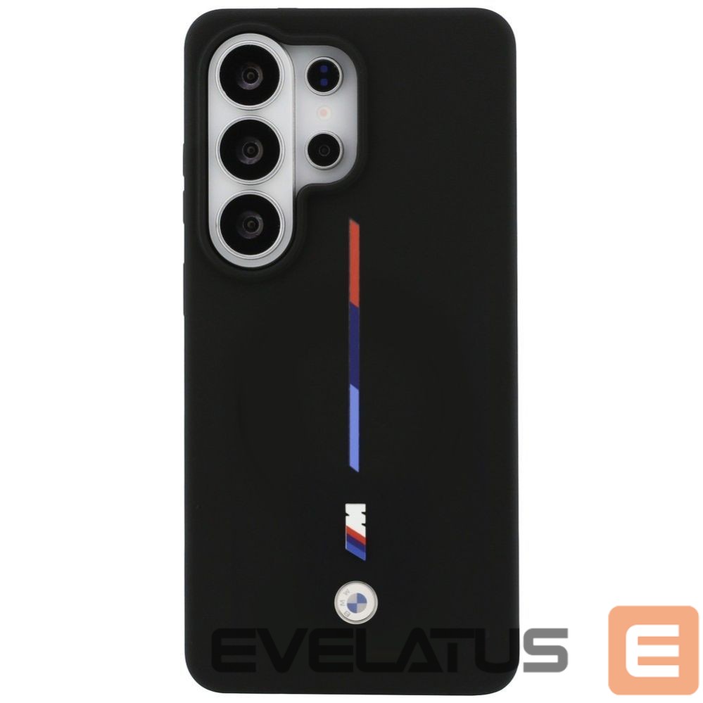 Muud kaubad BMW BMW M Silicone Tricolor Line MagSafe Case for Samsung Galaxy S26 Ultra - Black