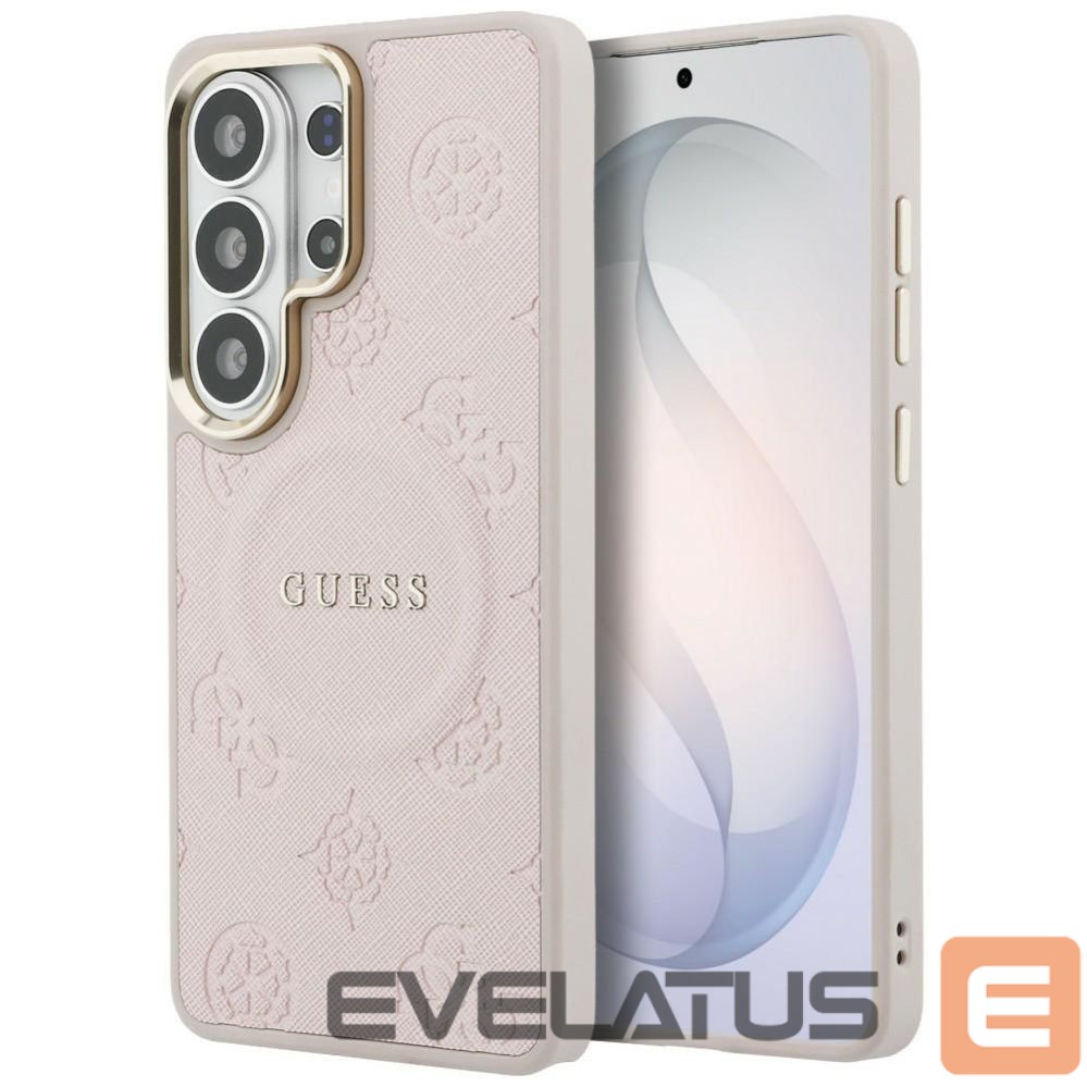 Muud kaubad Guess Guess Saffiano Peony Embossed Ring MagSafe Case for Samsung Galaxy S26 Ultra - Pink