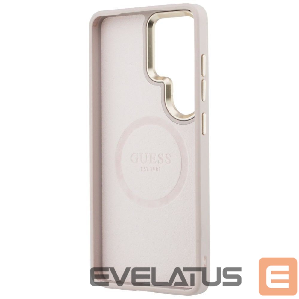 Muud kaubad Guess Guess Saffiano Peony Embossed Ring MagSafe Case for Samsung Galaxy S26 Ultra - Pink