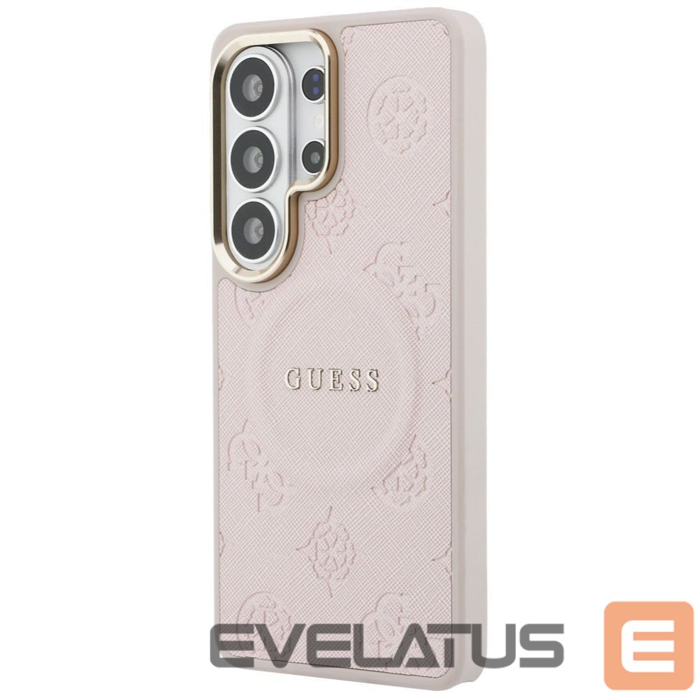 Muud kaubad Guess Guess Saffiano Peony Embossed Ring MagSafe Case for Samsung Galaxy S26 Ultra - Pink