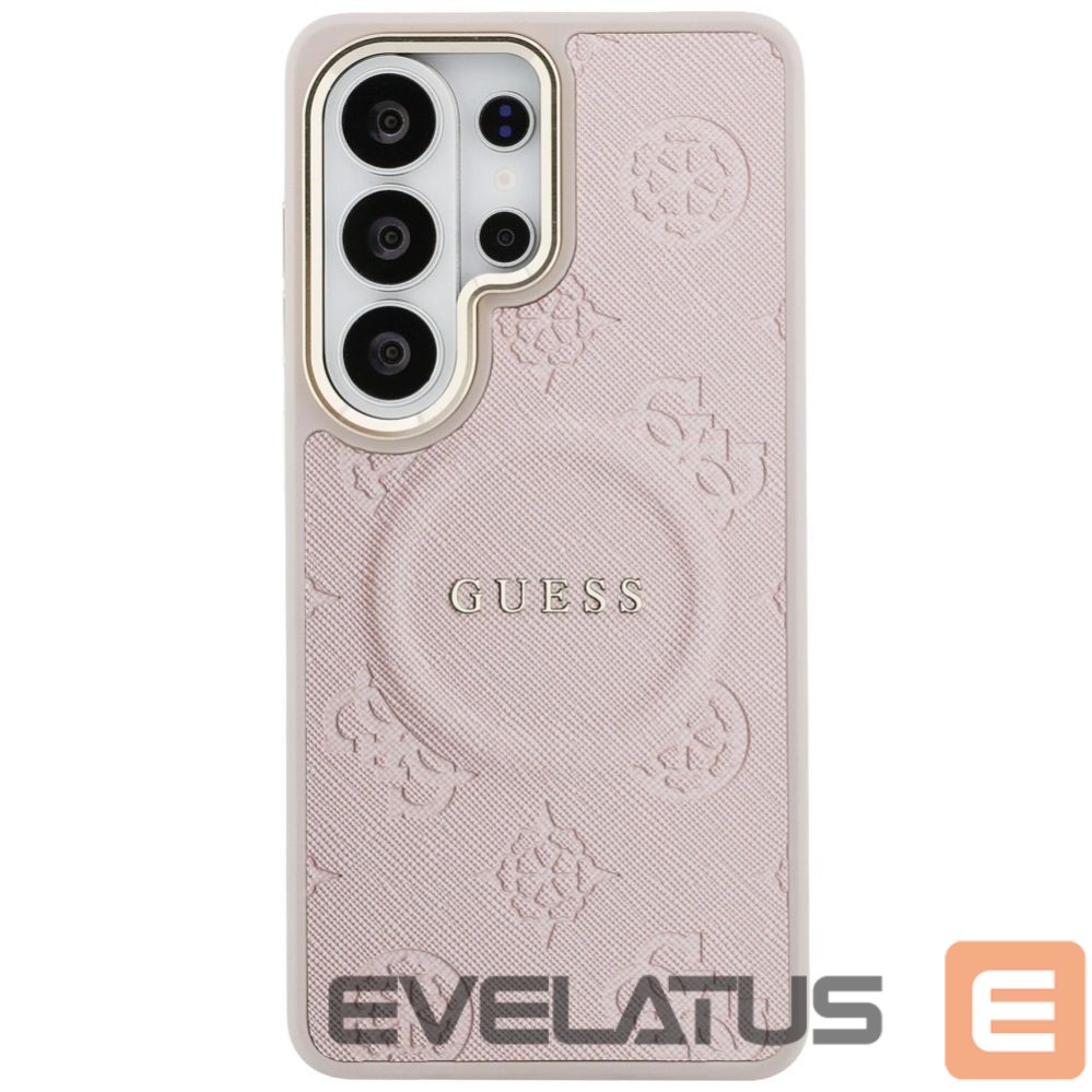 Muud kaubad Guess Guess Saffiano Peony Embossed Ring MagSafe Case for Samsung Galaxy S26 Ultra - Pink