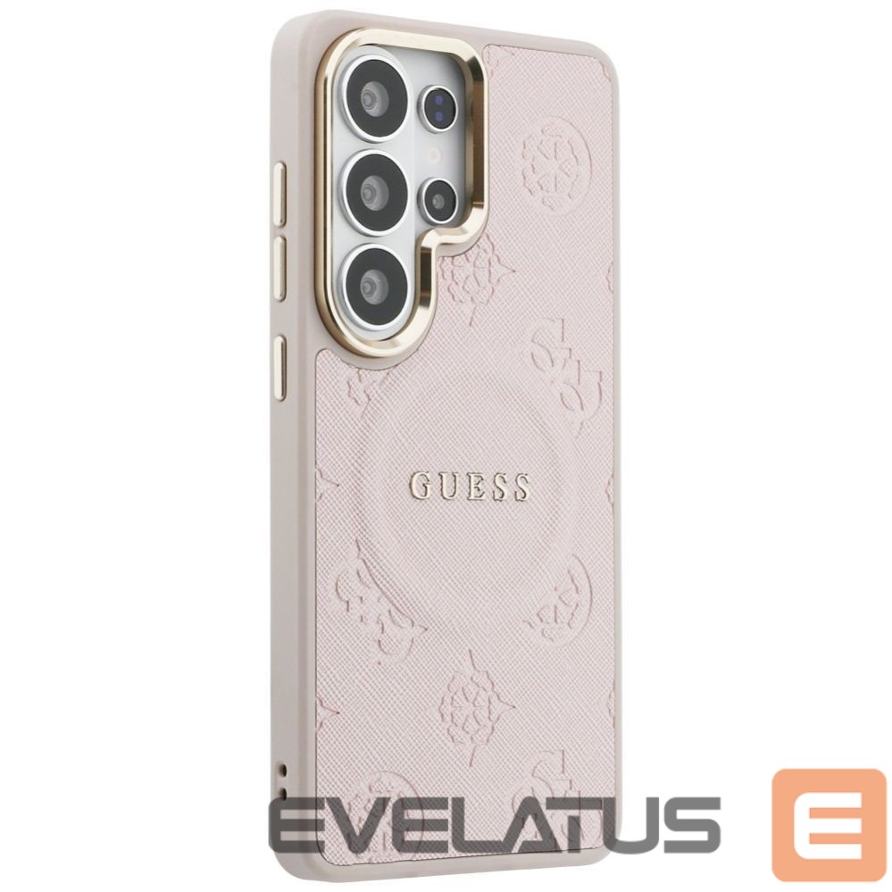 Muud kaubad Guess Guess Saffiano Peony Embossed Ring MagSafe Case for Samsung Galaxy S26 Ultra - Pink