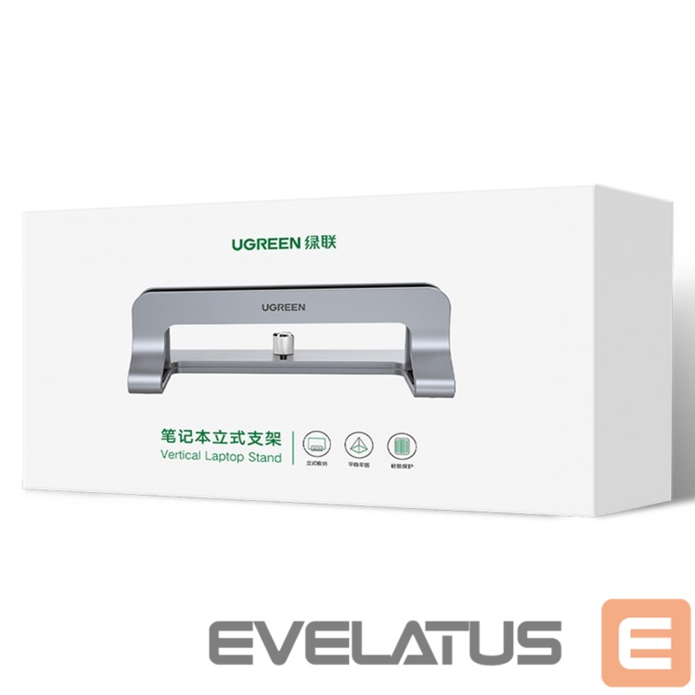 Laadija Ugreen Ugreen LP258 Vertical Stand for 2 Devices Aluminum for Laptop Tablet - Silver