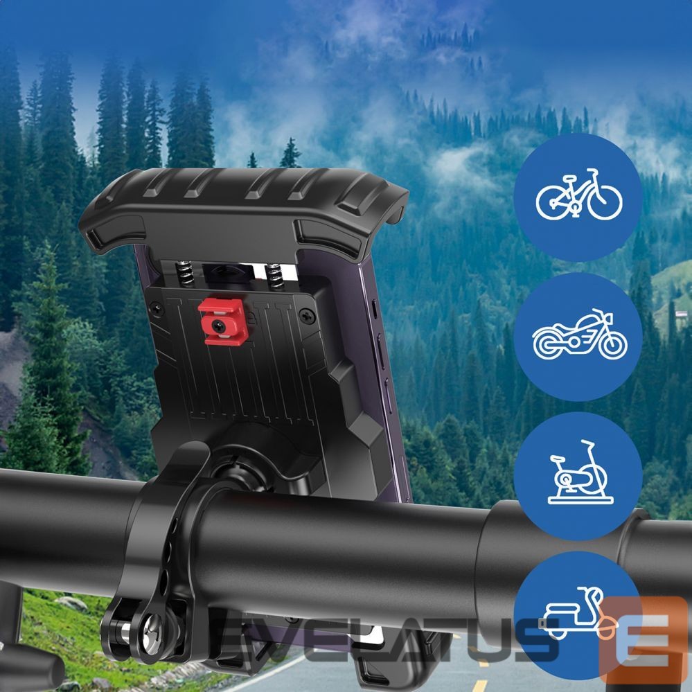 Auto holder Choetech Choetech H067 adjustable bicycle phone holder - gray