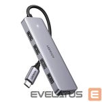 Cable Ugreen  HUB Ugreen CM219 35574 with 4 USB-A 3.0 ports and USB-A 3.0 cable 1m - black 