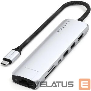 Muu arvutitarvik Satechi  Adapter HUB 7in1 USB C Satechi Slim ST-P7SS silver 