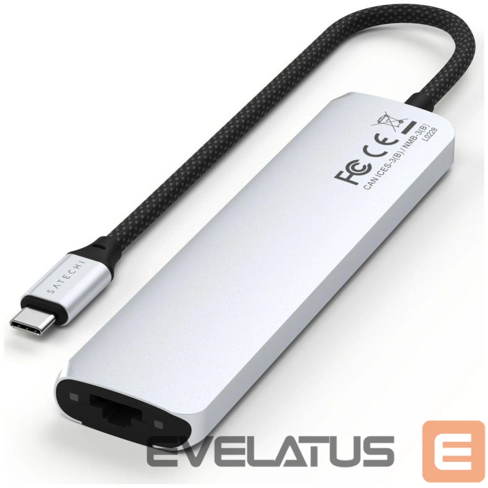 Muu arvutitarvik Satechi Adapter HUB 7in1 USB C Satechi Slim ST-P7SS silver