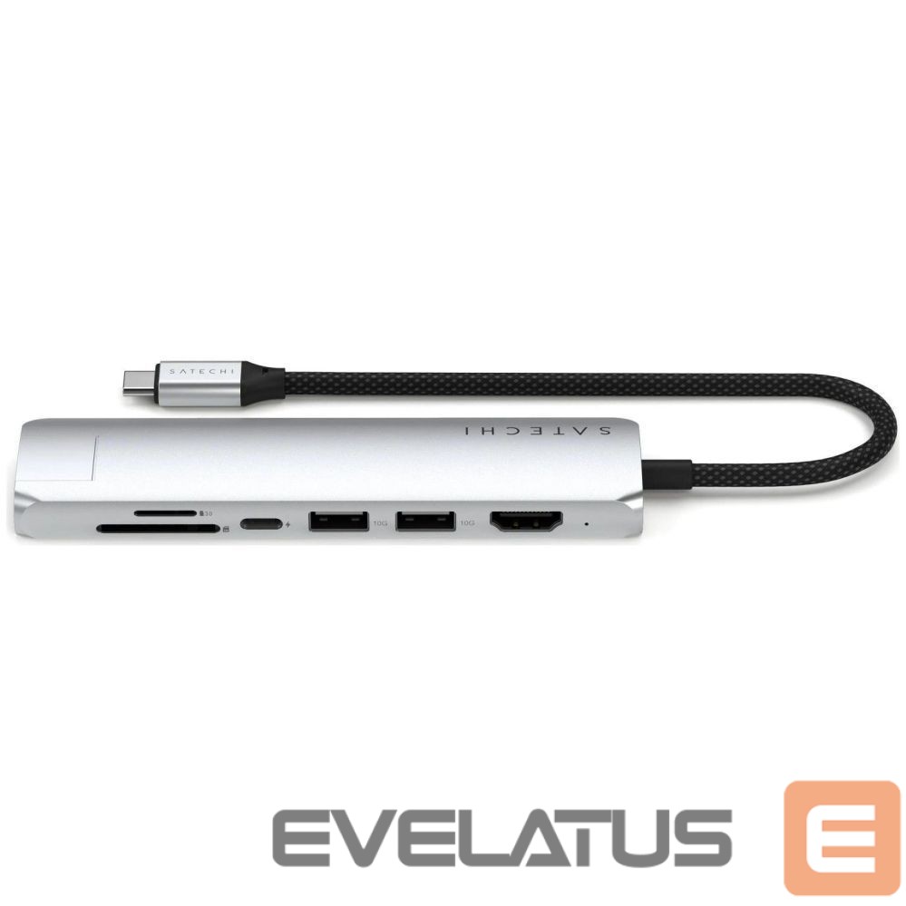 Muu arvutitarvik Satechi Adapter HUB 7in1 USB C Satechi Slim ST-P7SS silver