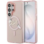 Tagakaaned Karl Lagerfeld  KARL LAGERFELD case for SAMSUNG S26 Ultra KLHMS26L5HKSCAP (Magnetic IML KC Script) pink 