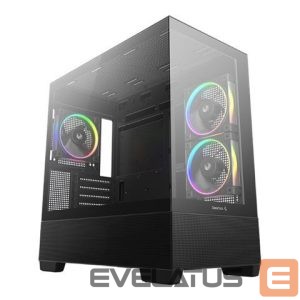 Arvuti korpus Deepcool  CG380 3F MIDI TOWER CASE, Black 