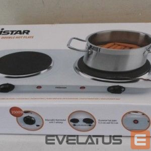 Elektriline ahi Tristar  SALE OUT.  Free standing table hob | KP-6245 | Number of burners/cooking zones 2 | Rotary | White | DAMAGED PACKAGING | Electric 