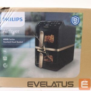 Настольный гриль Philips  SALE OUT.  Dual Basket Airfryer | NA462/70 4000 Series | Power 2750 W | Capacity 10 L | Rapid Air technology | Black | DAMAGED PACKAGING, SCRATCHES , BROKEN CORPUS 